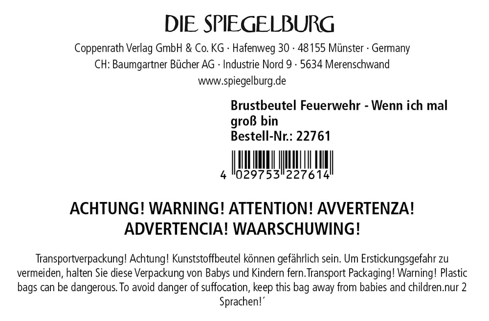Brustbeutel Feuerwehr