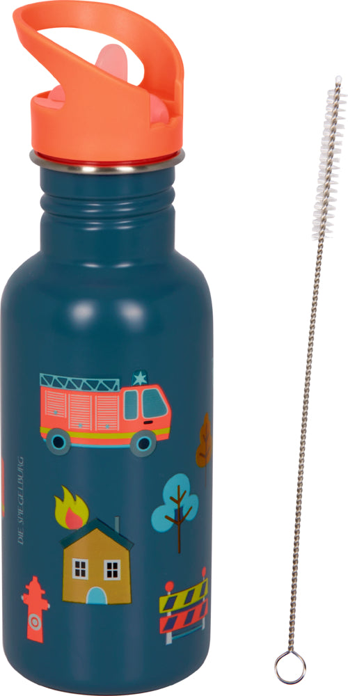 Edelstahlflasche Feuerwehr - Wenn ich mal gr. bin (ca.0,5 l)