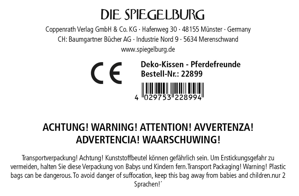 Kissen Pferdekopf - Pferdefreunde