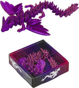 Kristall-Drache mit Flügeln - Kristalltier