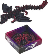 Kristall-Drache mit Flügeln - Kristalltier