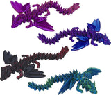 Kristall-Drache mit Flügeln - Kristalltier