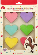 Straßenmalkreide Herzen - Mein kl. Ponyhof