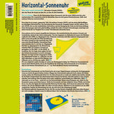 Horizontal-Sonnenuhr - Nature Zoom
