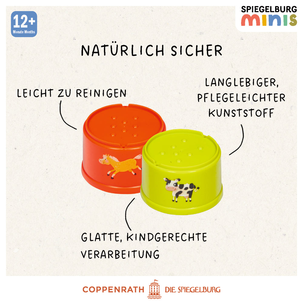 Stapelbecher Bauernhof - Spiegelburg minis