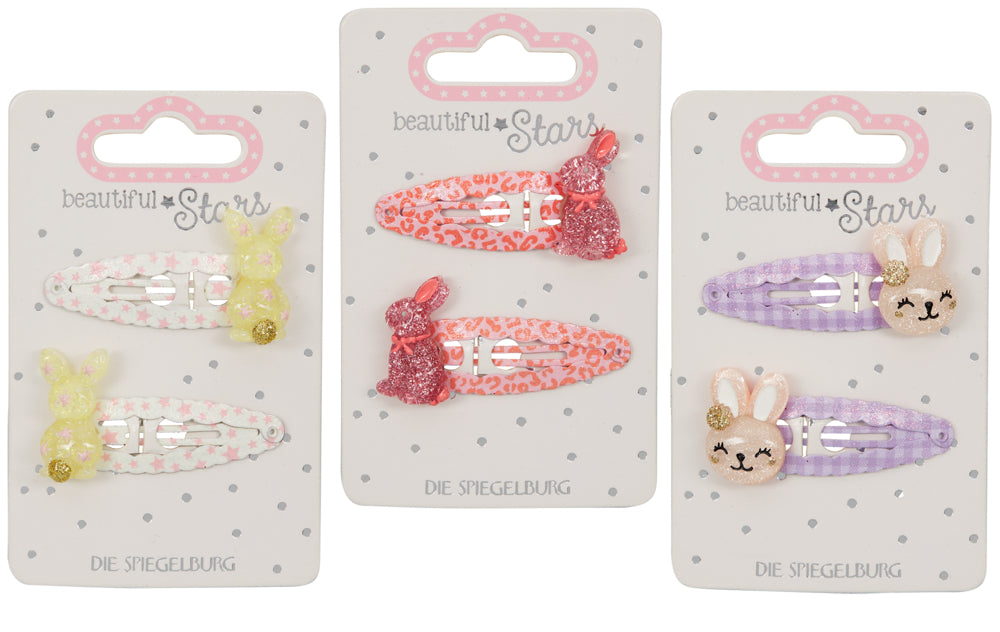 Haarclips Häschen (1 Set)