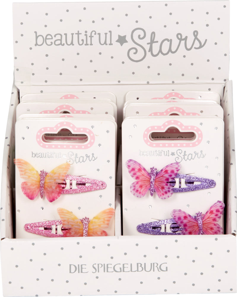 Haarclips Schmetterling  beautiful Stars (1 Set)