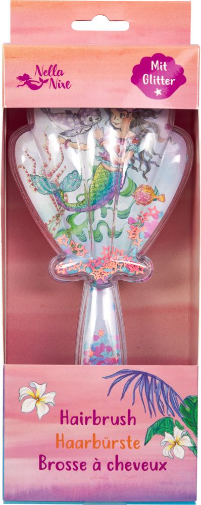Haarbürste mit beweglichem Glitter