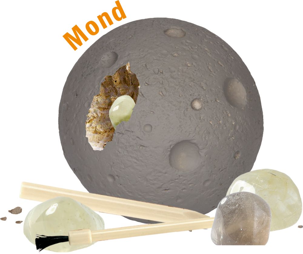 Edelstein-Ausgrabungsset Planet Wild+Cool (1Stück)