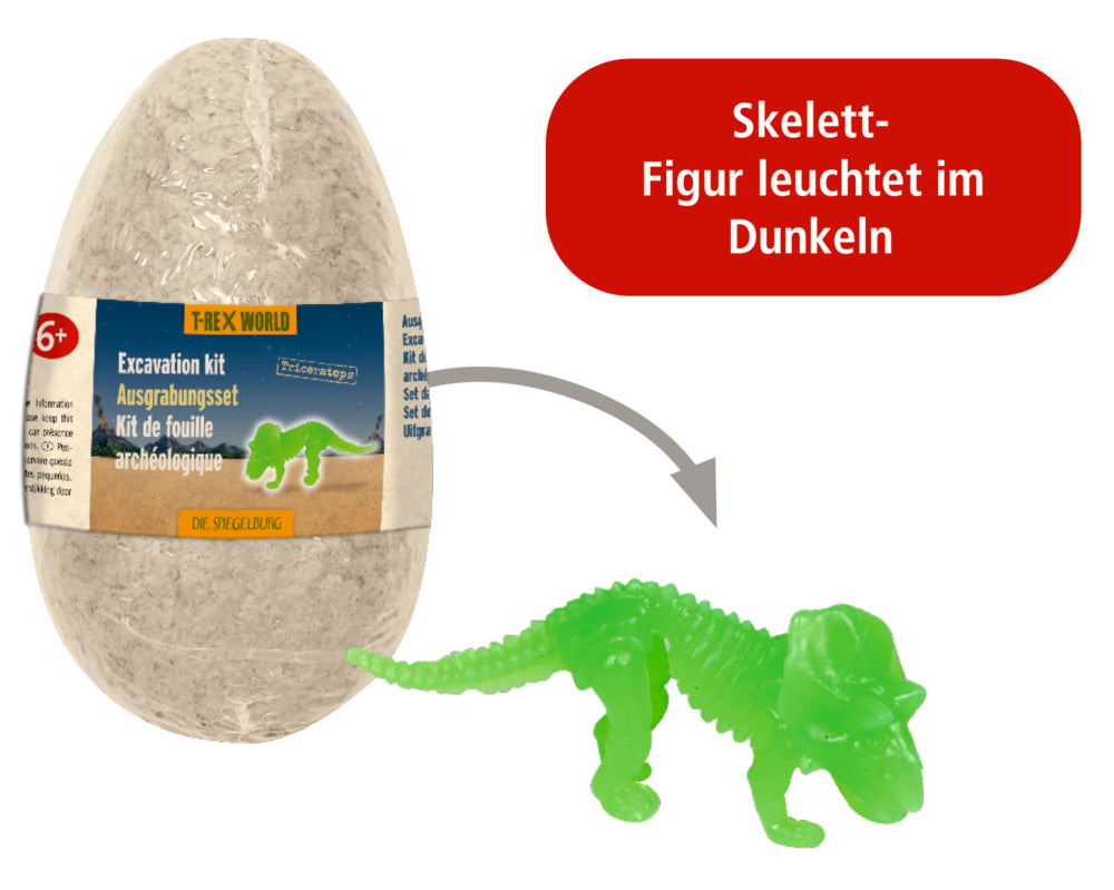 Ausgrabungsset: Figuren im Ei (1Stück)