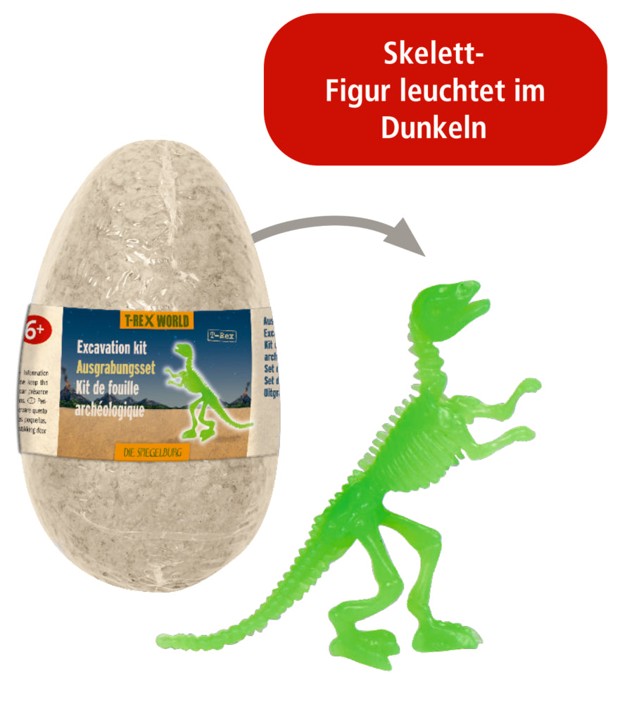 Ausgrabungsset: Figuren im Ei (1Stück)