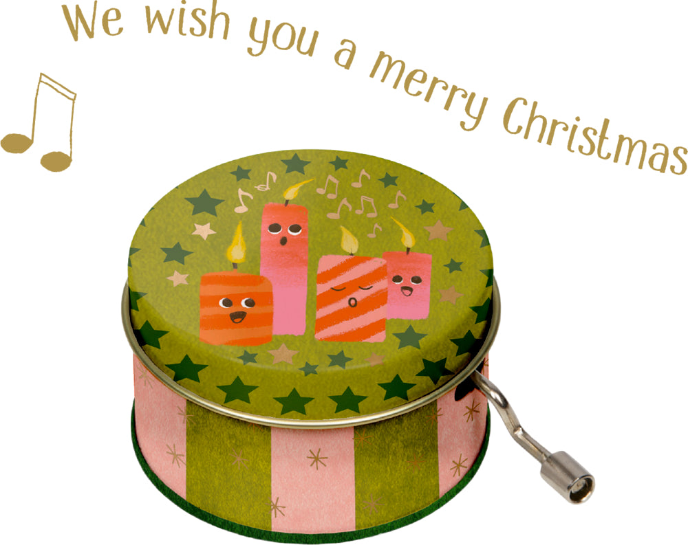 Metallspieluhr - Fröhliche Weihnachten (1Stück)