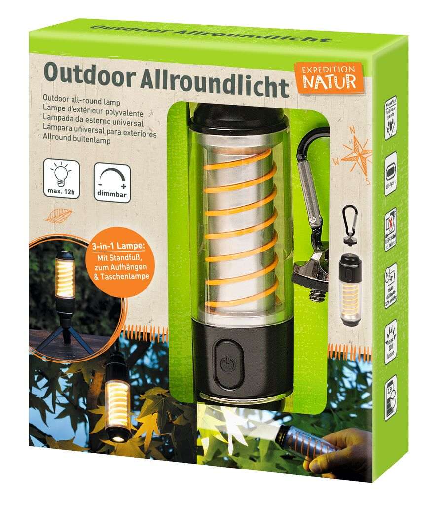 Expedition Natur: Outdoor Allroundlicht - korbmayer. ganz besonders. für kinder.