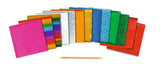 Kunterbuntes Metallicfolien-Set