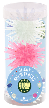 Nachtleuchtende Sticky Snowflakes (3er Set)
