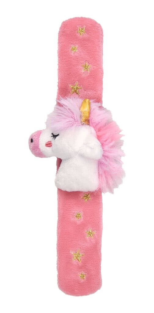 Plüschiges Glitzer-Schnapparmband