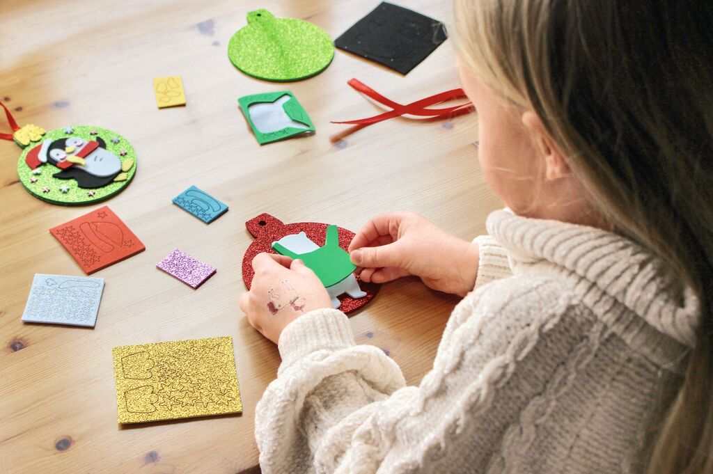 Bastelset Moosgummi - korbmayer. ganz besonders. für kinder.