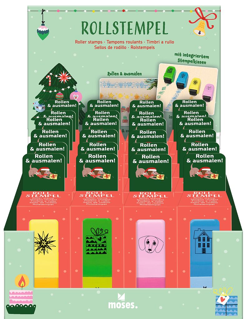 Rollstempel Winterzauber