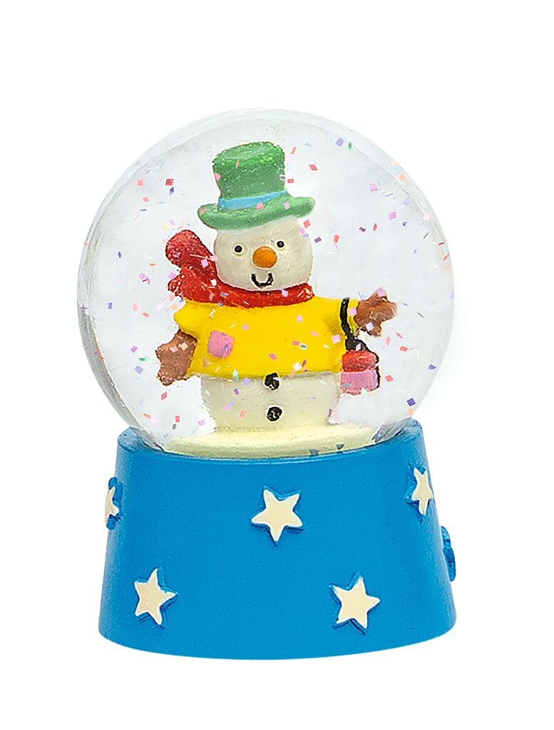 Nachtleuchtende Schneekugel