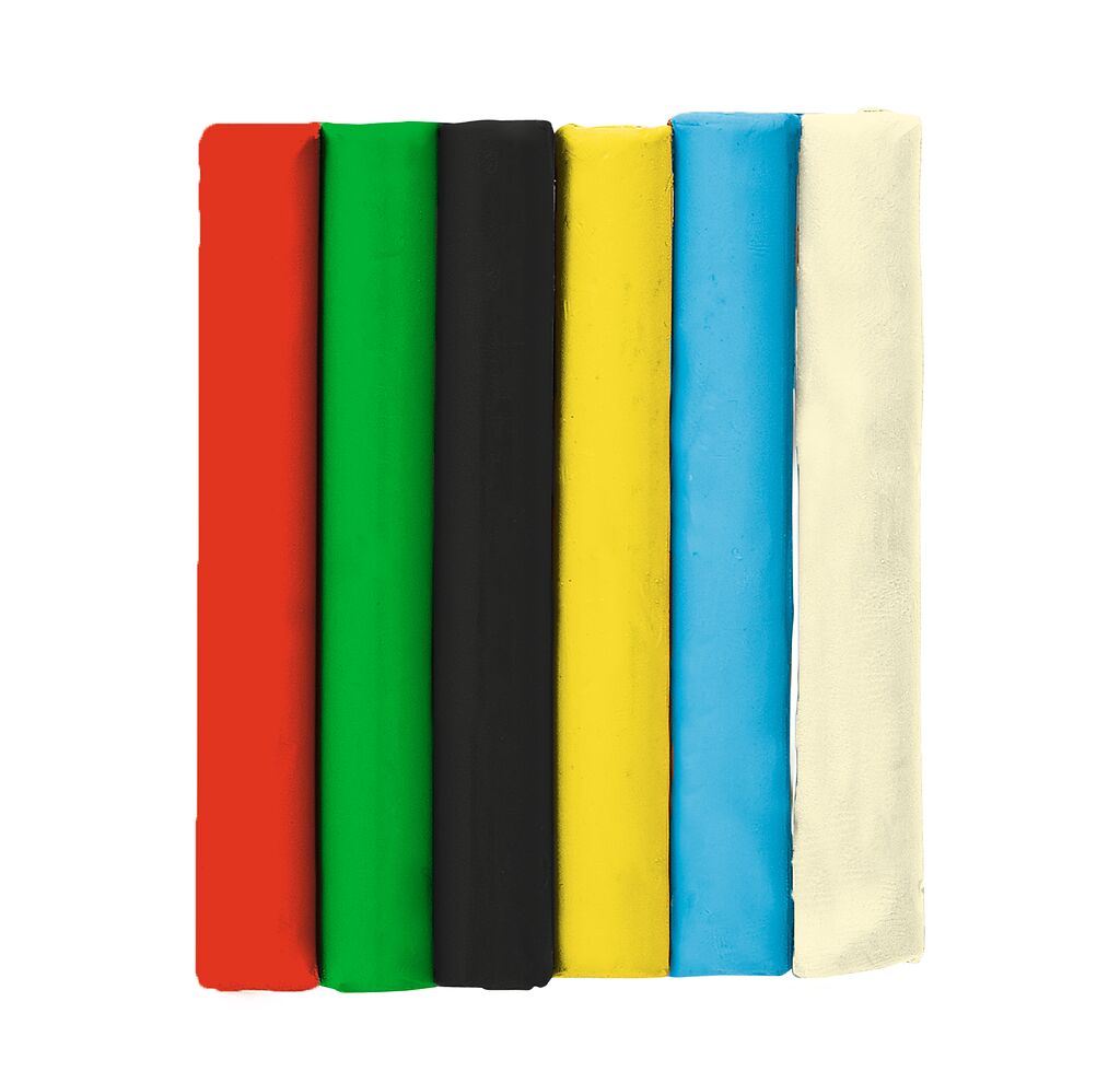 Kunterbuntes Knet-Set Glow