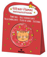 Glitzer Flummi Weihnachtsfreunde