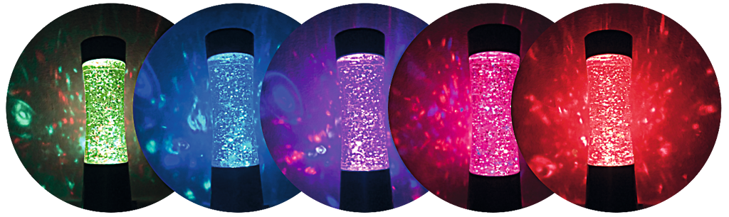 Glitzerlampe