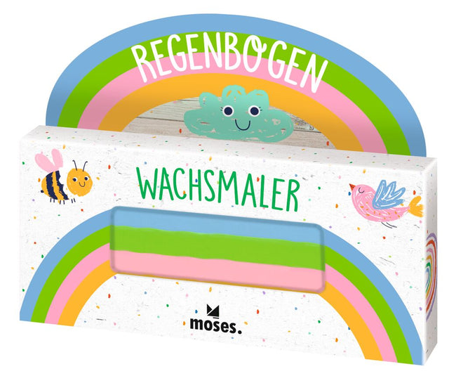 Regenbogen-WachsmalerMosesRegenbogen-Wachsmalerkorbmayer. ganz besonders. für kinder.