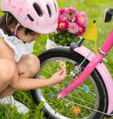 Fröhliche Fahradspeichen