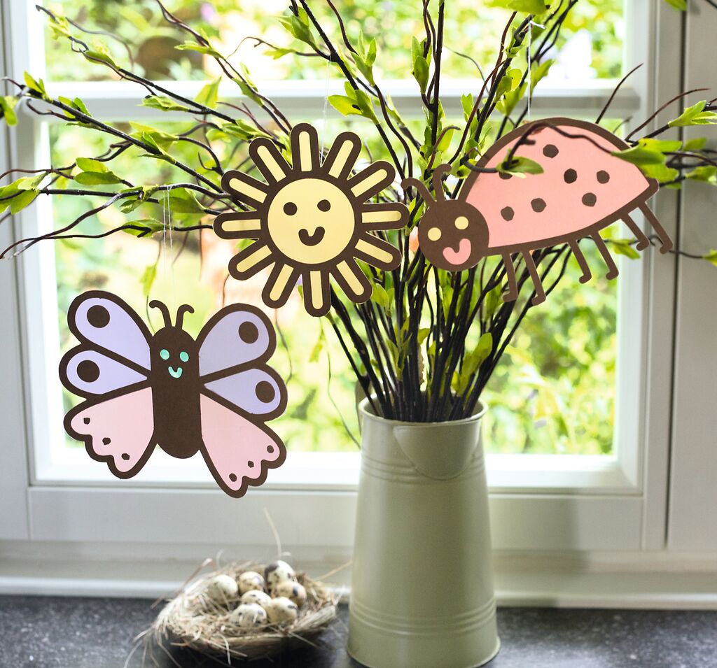 Buntes Fensterbilder-Bastelset
