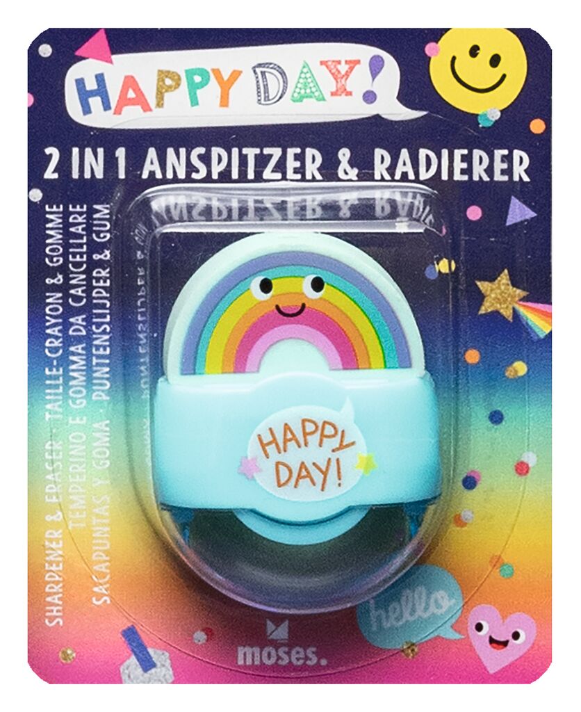 Happy Day 2 in 1 Anspitzer & Radierer