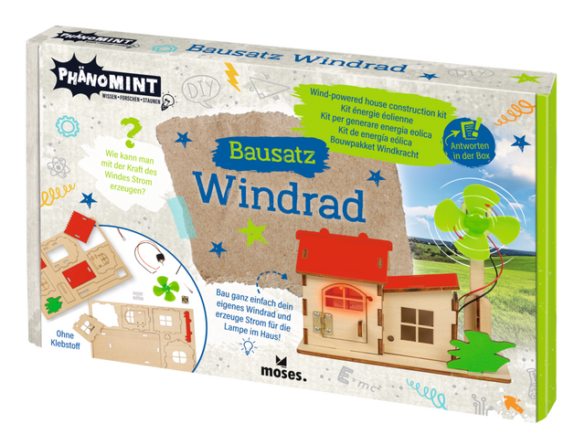 PhänoMINT Bausatz WindradMosesPhänoMINT Bausatz Windradkorbmayer. ganz besonders. für kinder.