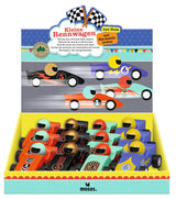 Rennwagen mit Rückziehmotor