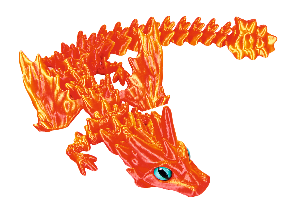 Geflügelter Drache Fire & Ice (1Stück)