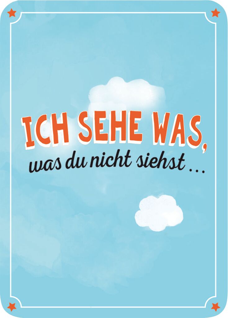 Ich sehe was, was du nicht siehst - korbmayer. ganz besonders. für kinder.