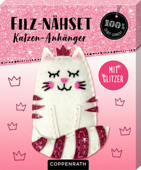 Ruck, zuck kreativ! Filz-Nähset Katzen-Anhänger - korbmayer. ganz besonders. für kinder.