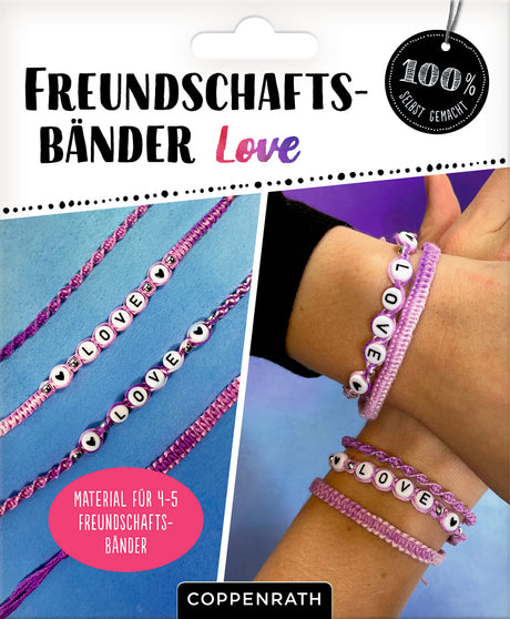 Freundschaftsbänder Love - korbmayer. ganz besonders. für kinder.