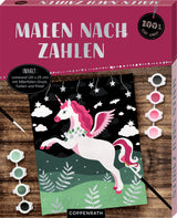 Malen nach Zahlen auf Leinwand: Einhorn (100% selbst gem.)