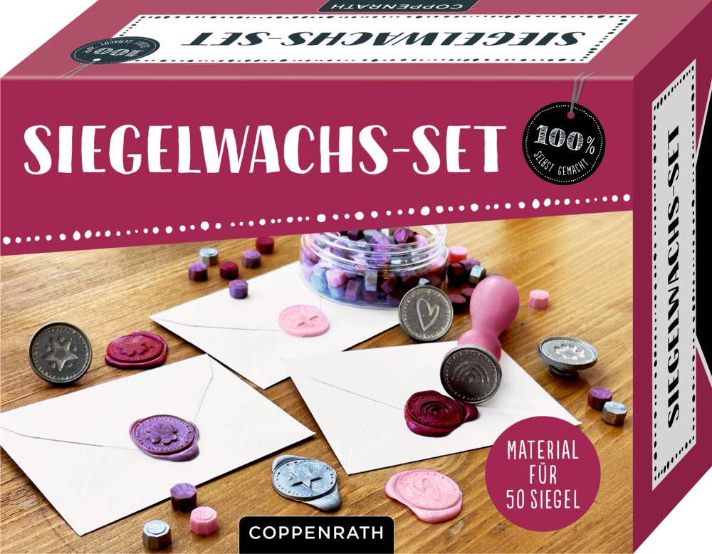 Siegelwachs-Set: 100% selbst gemacht