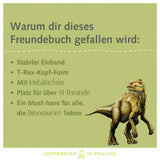 Freundebuch in Dino- Form
