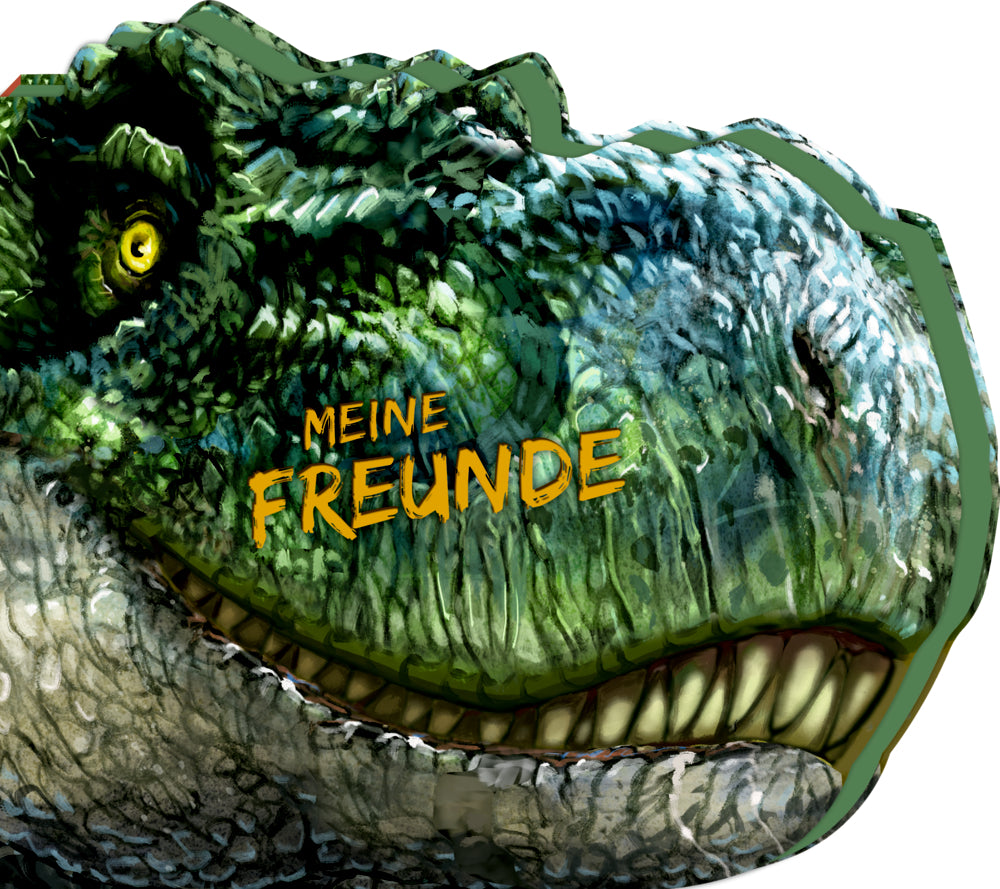 Freundebuch in Dino- Form