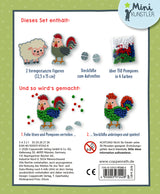 Mein kleines Bastelset: Pompom-Figuren