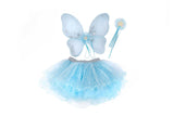 Schillernde Feen Flügel mit Tutu & Zauberstab 4-6 Jahre