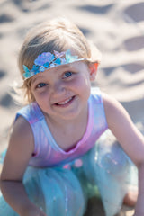 Tiara rosa oder blau (1Stück)