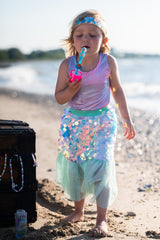 Meerjungfrau Rock & Haarspange 4-6 Jahre