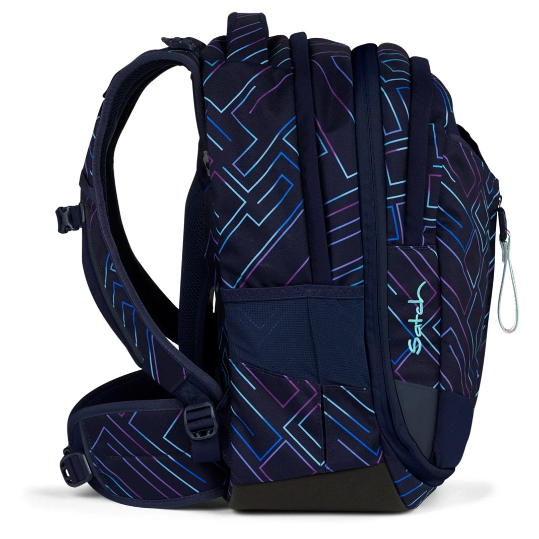 Match Schulrucksack Purple Laser