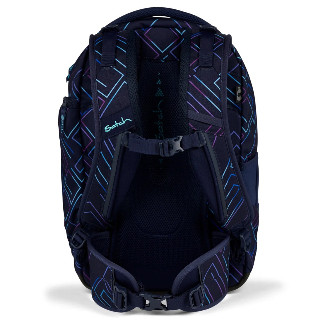 Match Schulrucksack Purple Laser