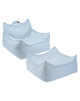 Outdoor Sitzsack & Ottomane-Set/ Azure