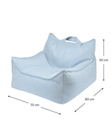 Outdoor Sitzsack & Ottomane-Set/ Azure