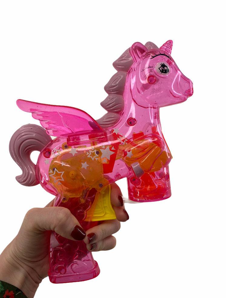 Seifenblasenpistole Einhorn pink