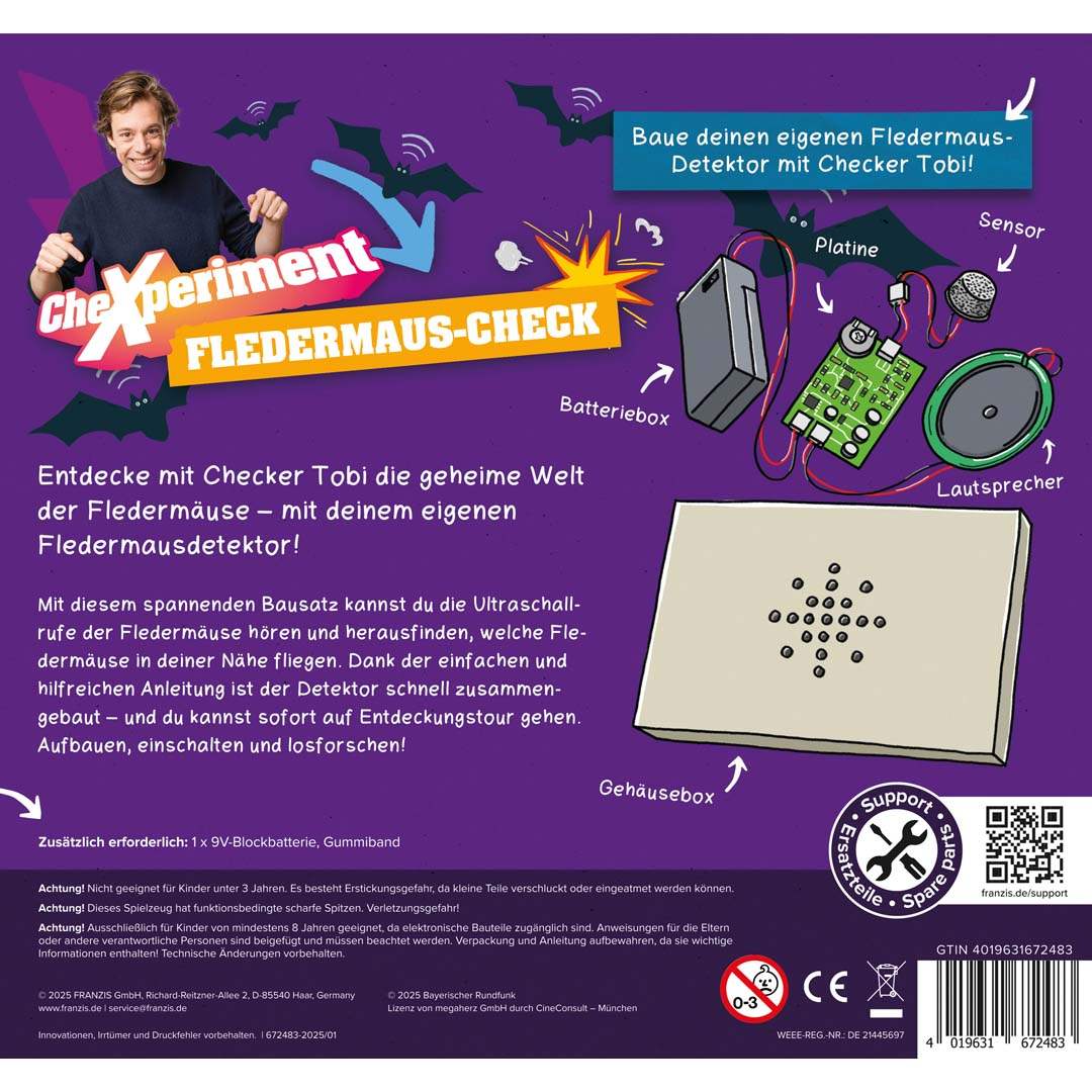 Franzis: Checker Tobi CheXperiment Fledermaus-Check